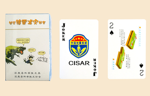 地震知识扑克防震减灾扑克牌