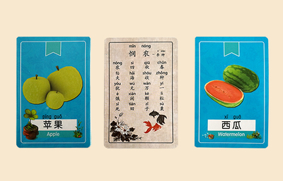 儿童识字卡片学习卡片